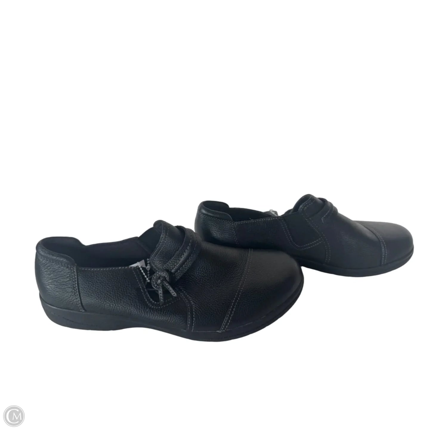 Shoes Flats By Clarks In Black, Size: 11