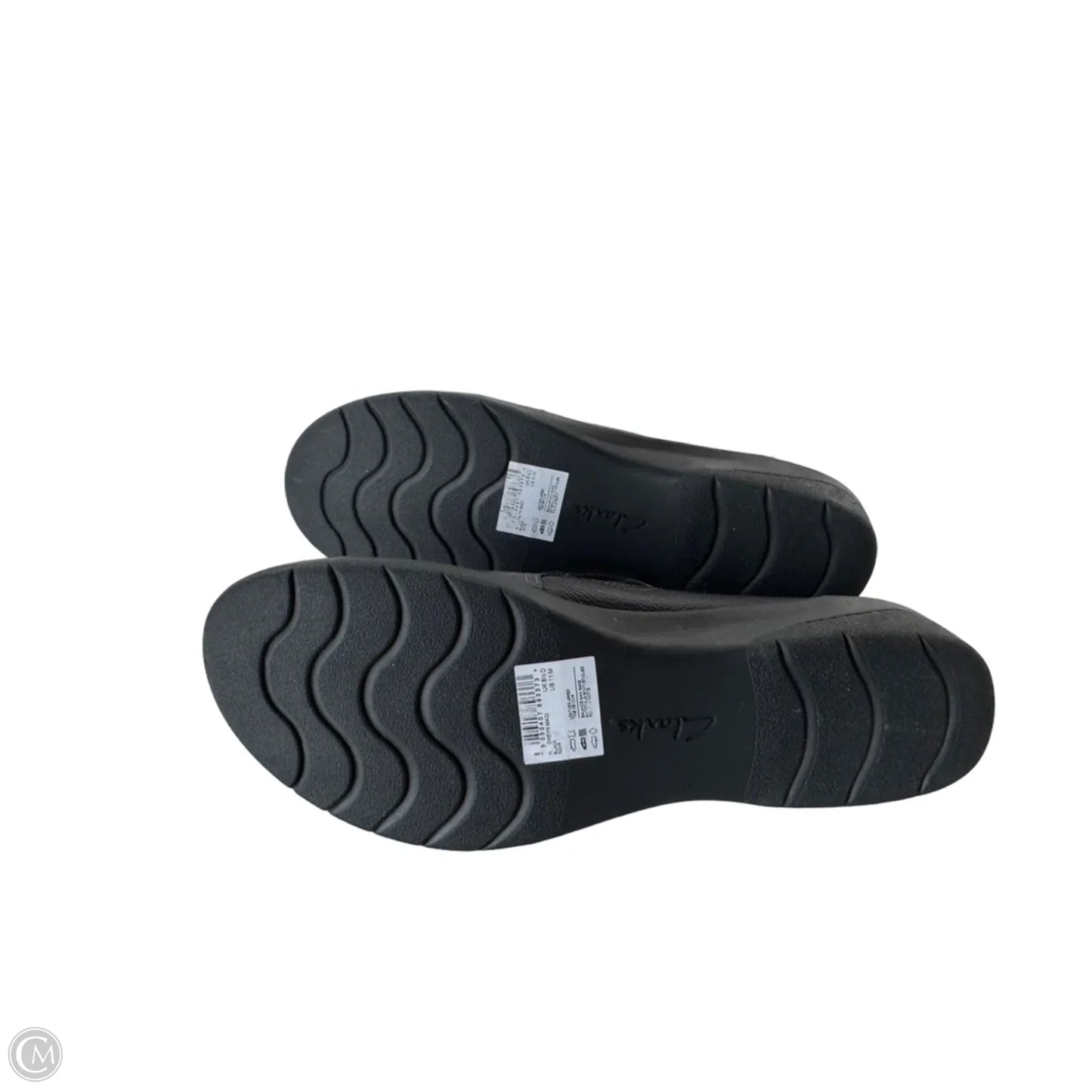 Shoes Flats By Clarks In Black, Size: 11