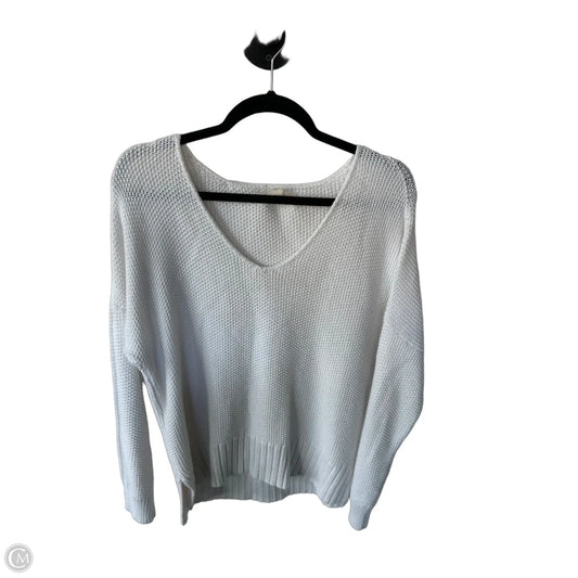 Sweater By Lucky Brand In White, Size: M