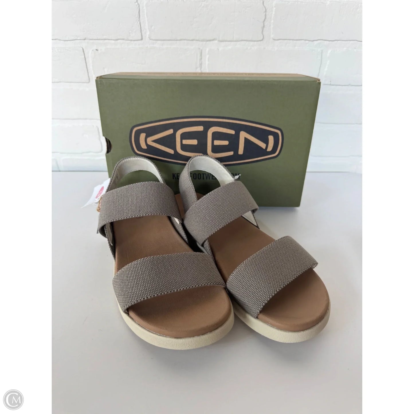 Sandals Flats By Keen In Grey, Size: 8.5