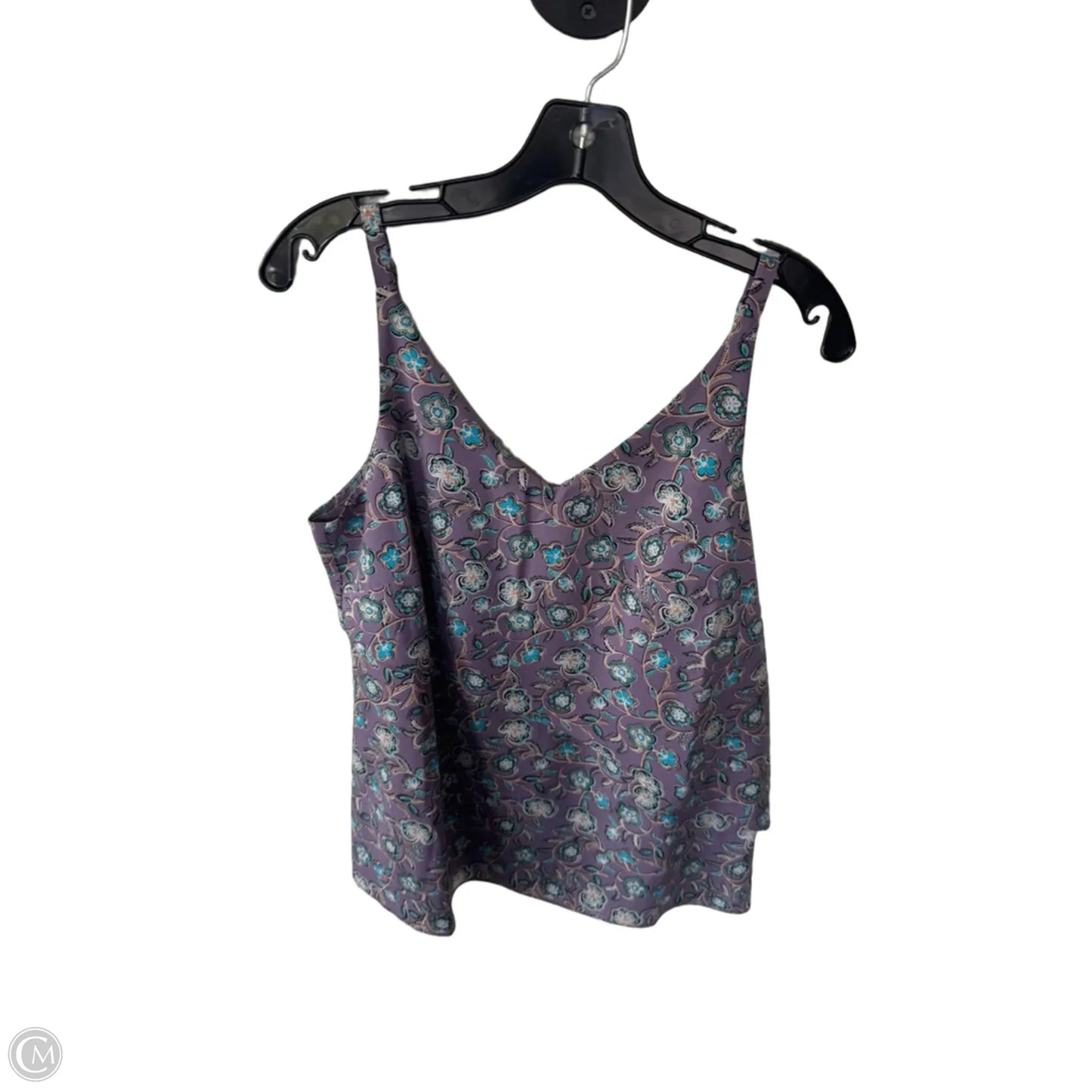Top Sleeveless By Cabi In Plaid Pattern, Size: S