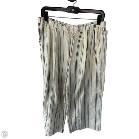 Pants Wide Leg By Calia In Blue & Cream, Size: 8