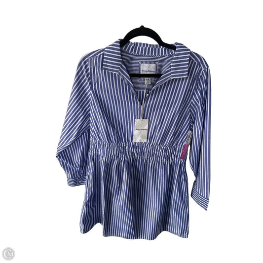 Dress Casual Short By Tommy Bahama In Blue & White, Size: M