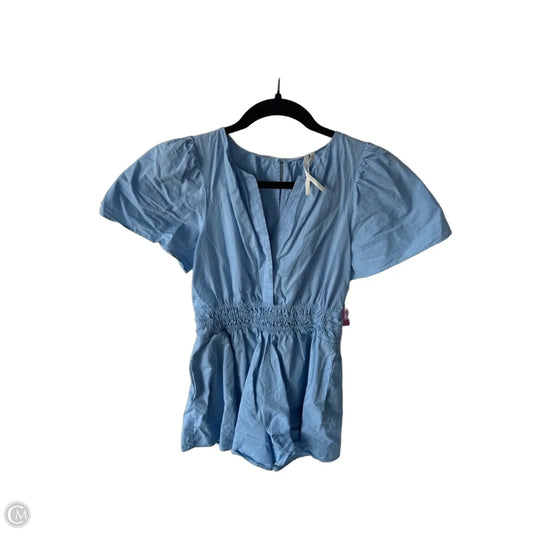 Romper By Anthropologie In Blue, Size: Xs