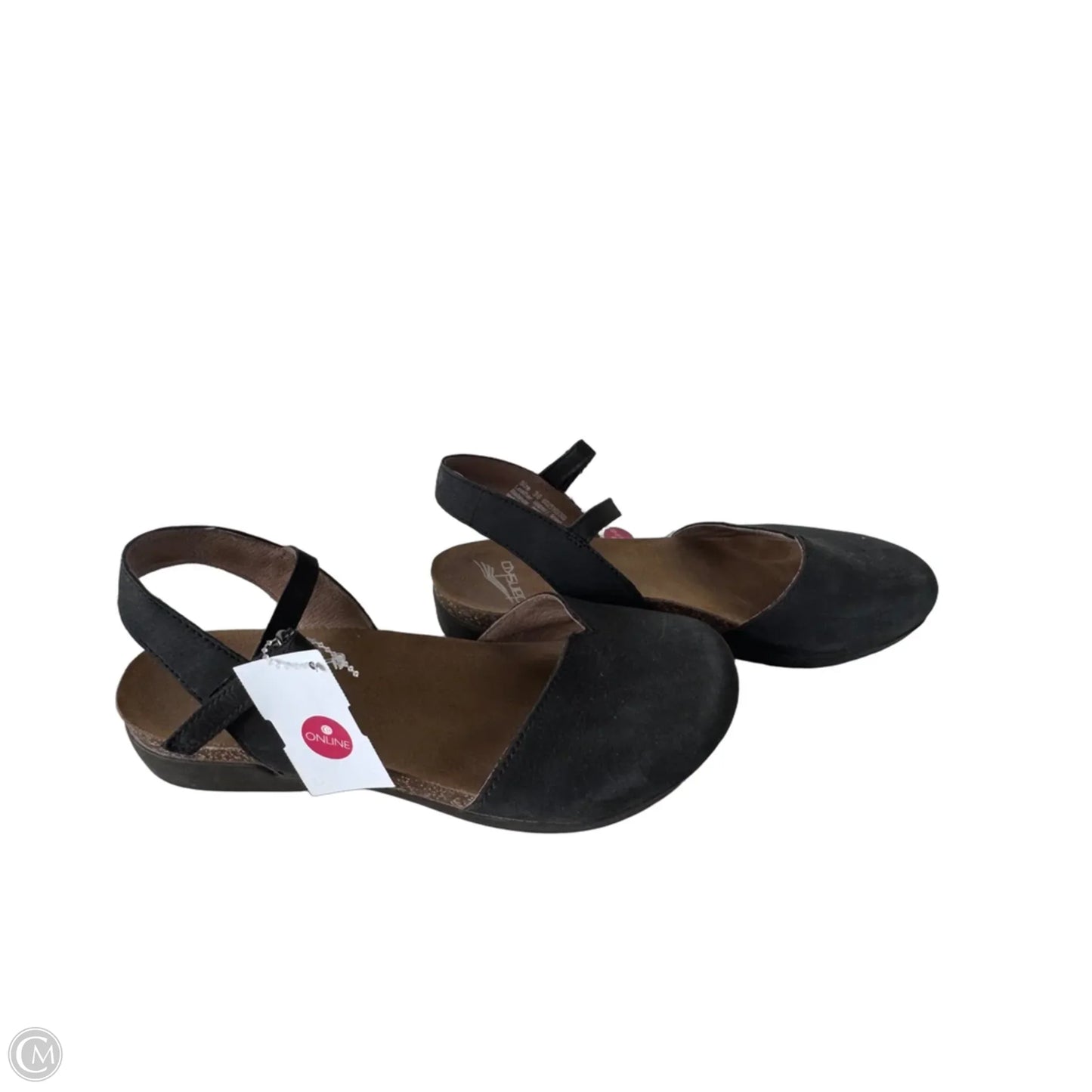 Shoes Flats By Dansko In Black & Brown, Size: 5.5
