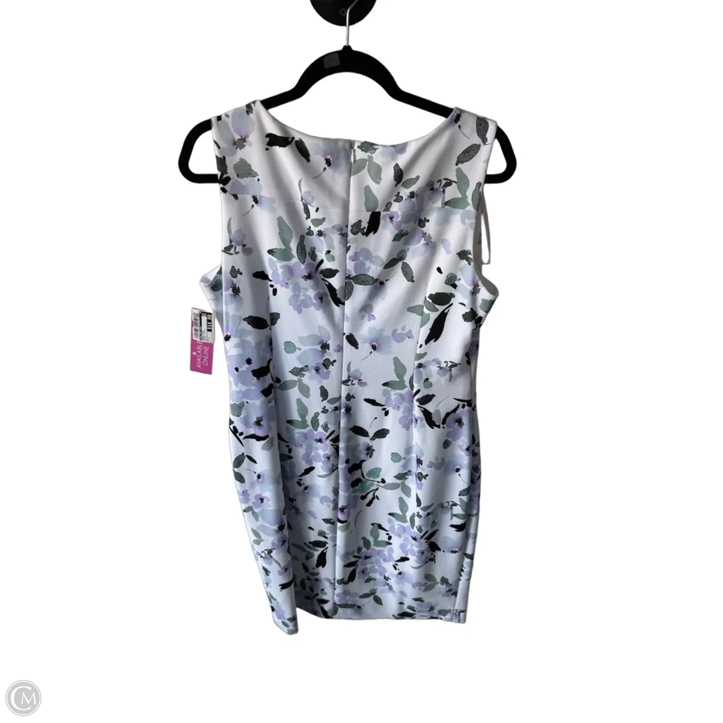 Dress Work By Marc New York In Purple & White, Size: L