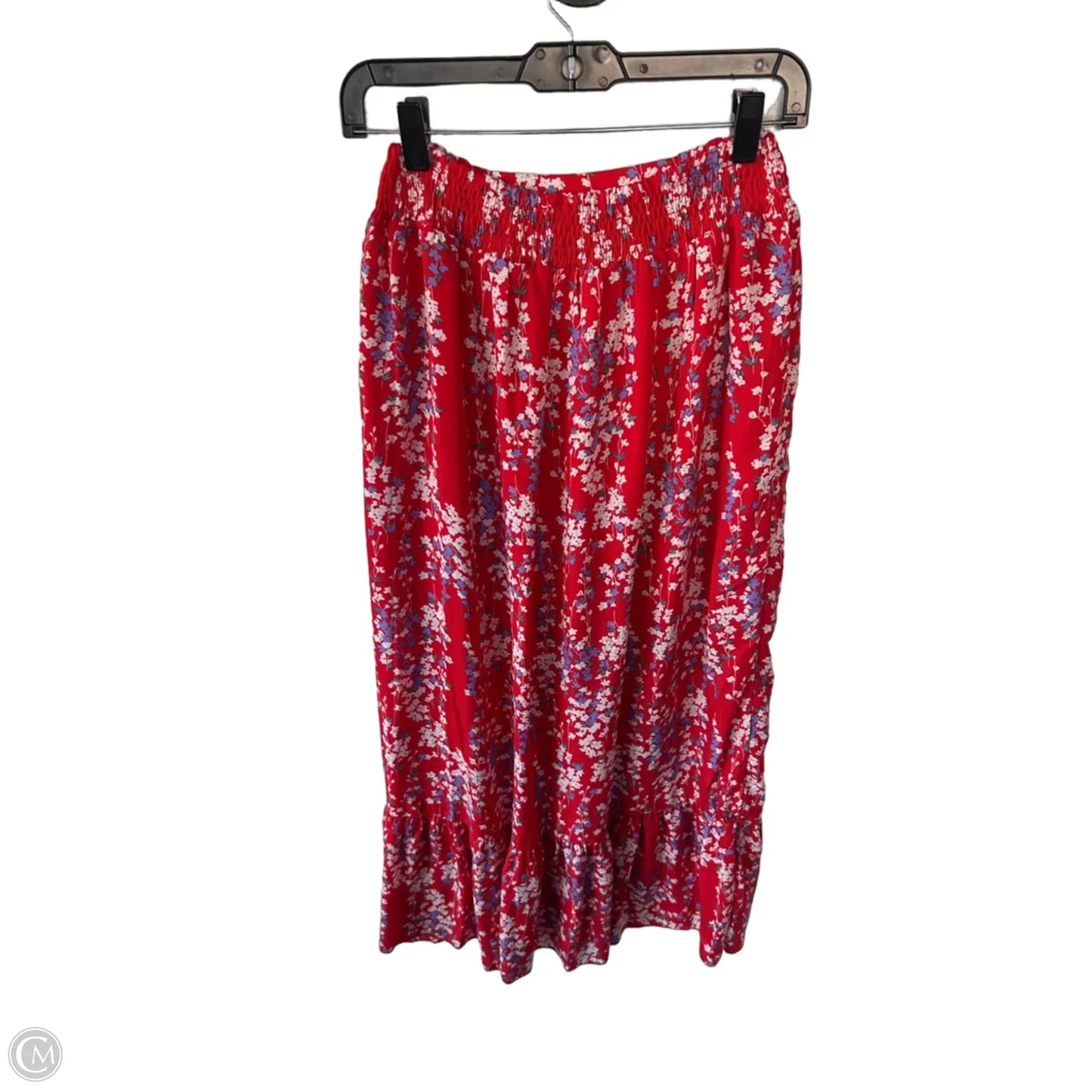 Skirt Set 2pc By Cme In Red & White, Size: S