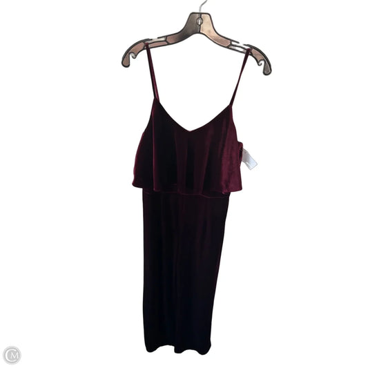 Jumpsuit By Clothes Mentor In Red, Size: M