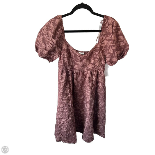 Dress Party Midi By Clothes Mentor In Pink, Size: L