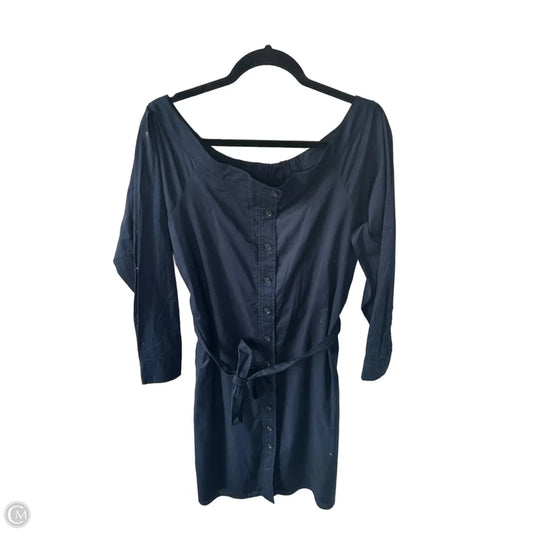 Dress Casual Midi By Banana Republic In Blue, Size: M