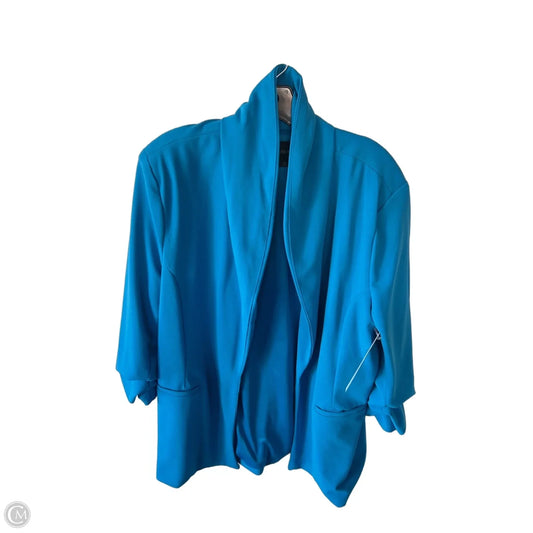Blazer By Clothes Mentor In Blue, Size: Xl