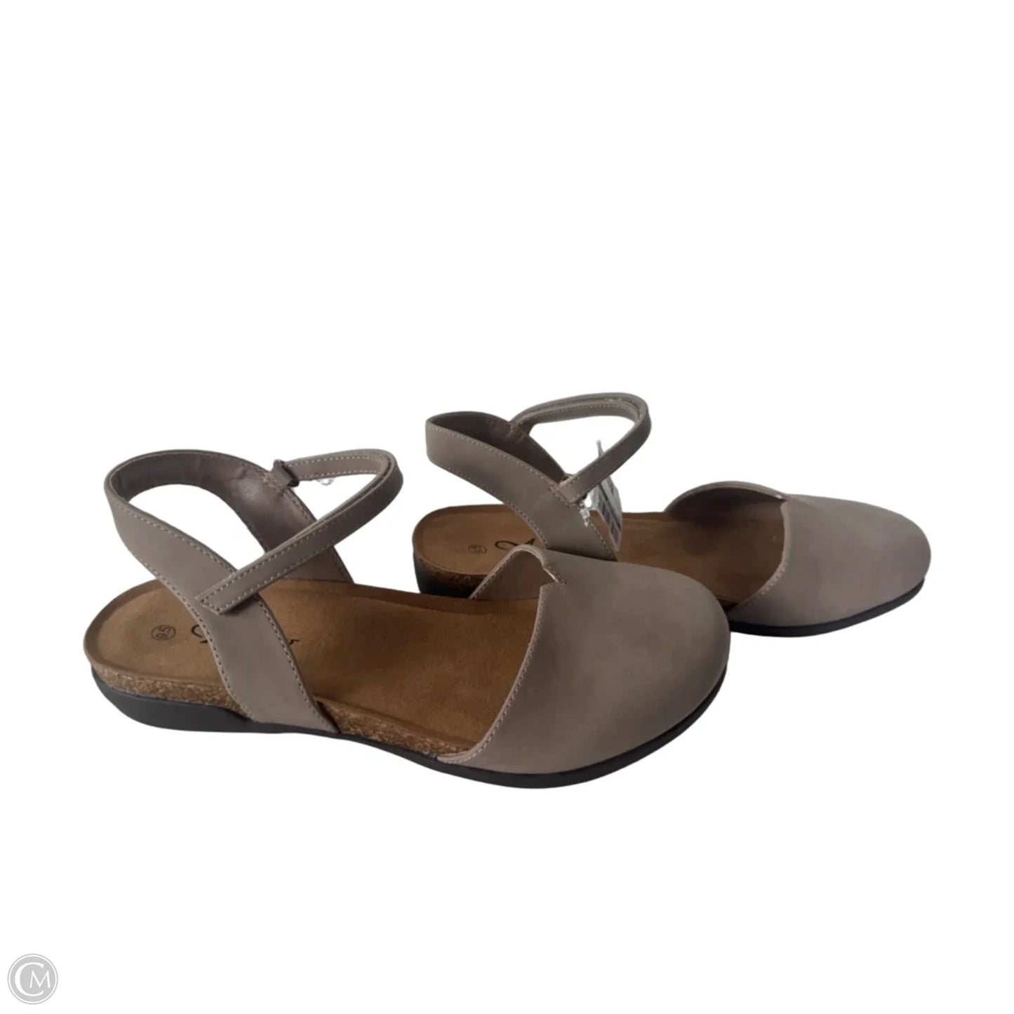 Shoes Flats By Clothes Mentor In Tan, Size: 9.5