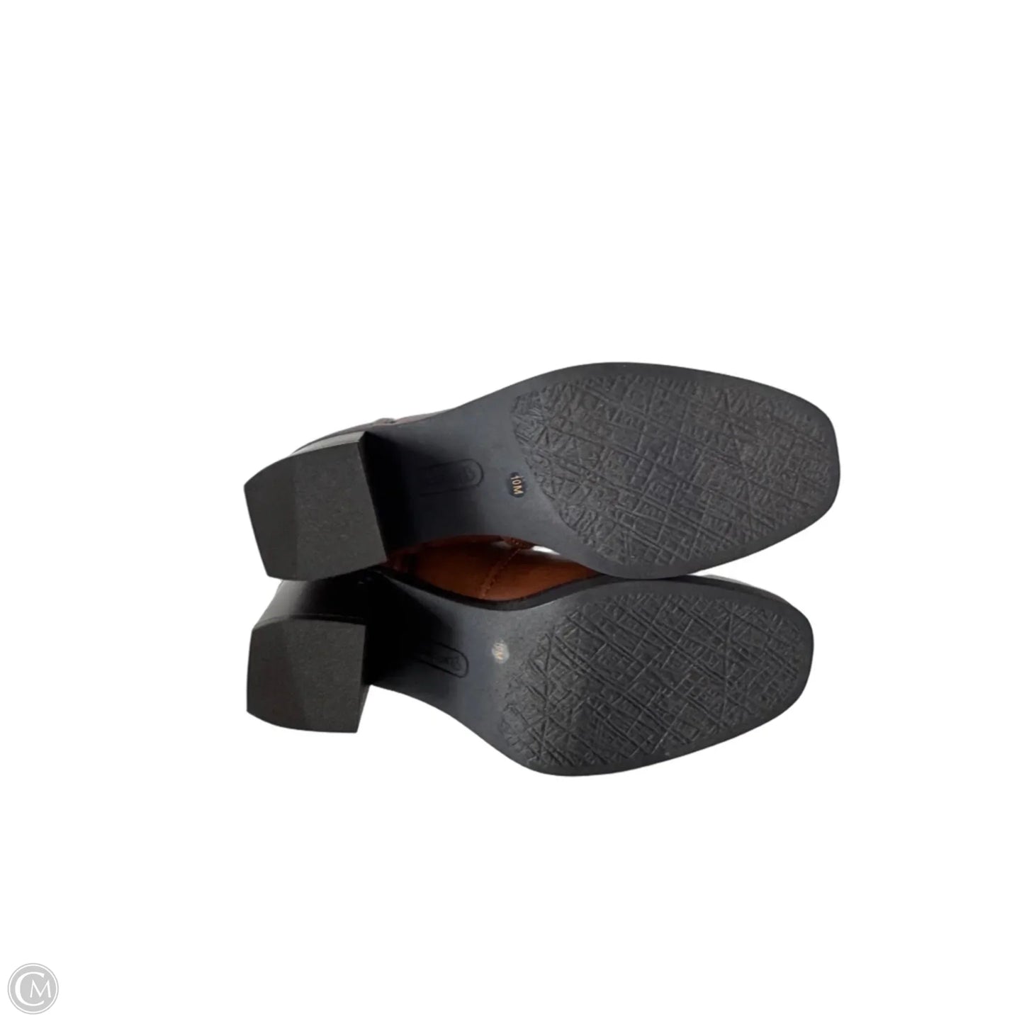 Boots Mid-calf Heels By Bare Traps In Brown, Size: 10