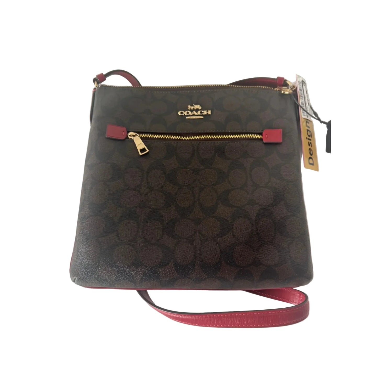 Crossbody Designer By Coach, Size: Medium