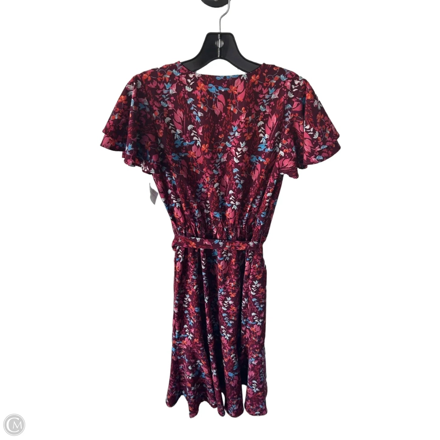 Dress Casual Midi By A New Day In Pink & Red, Size: Xs