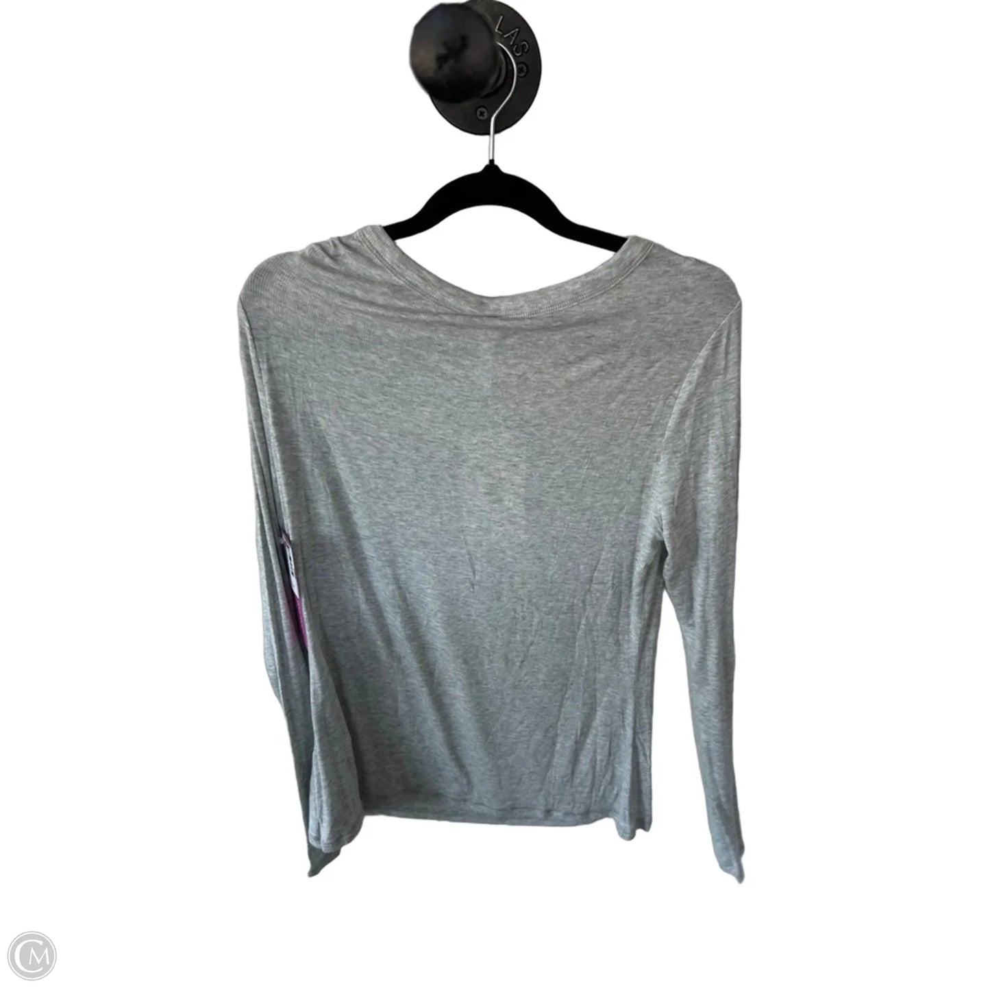 Athletic Top Long Sleeve Crewneck By Fabletics In Grey, Size: L