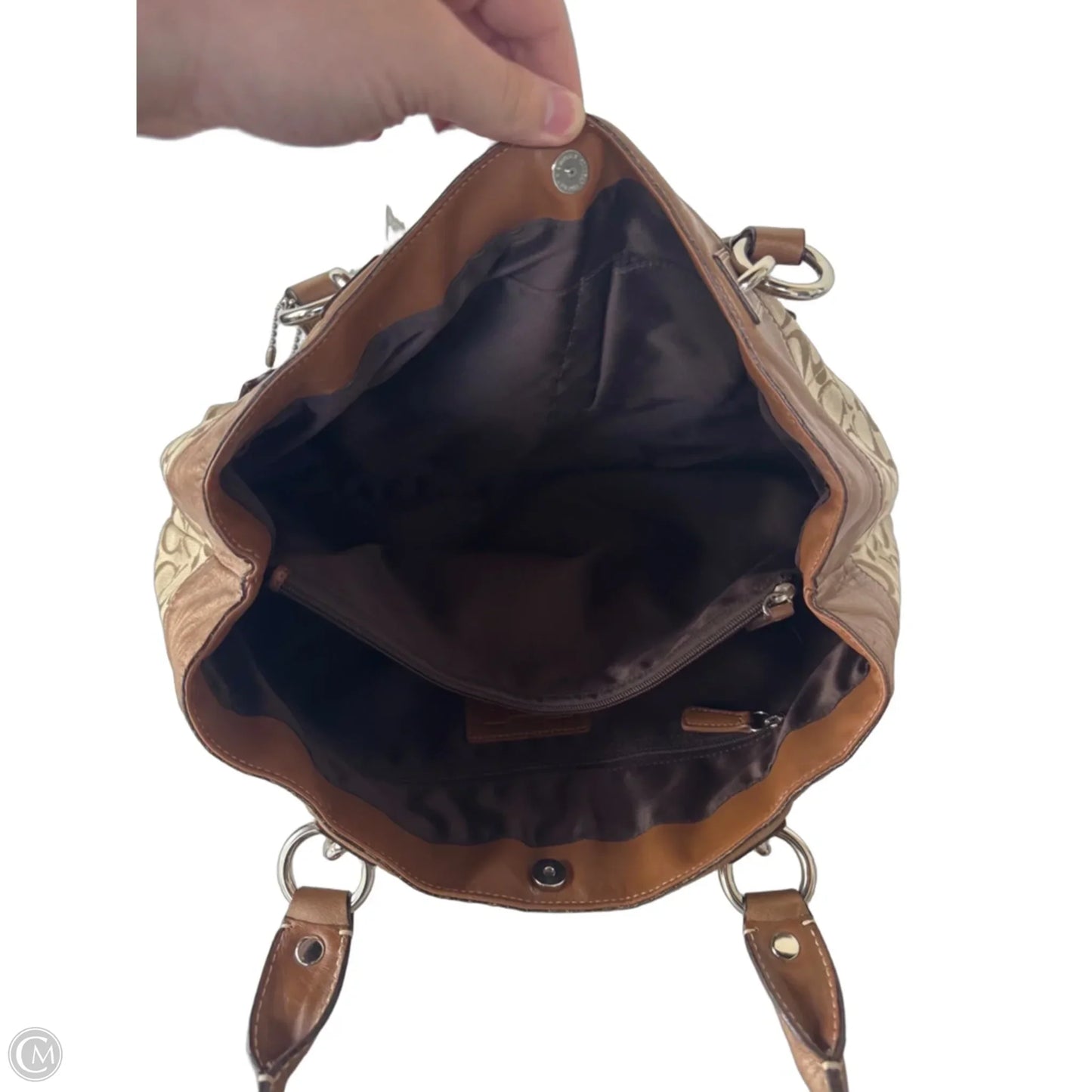 Handbag Designer By Coach, Size: Medium