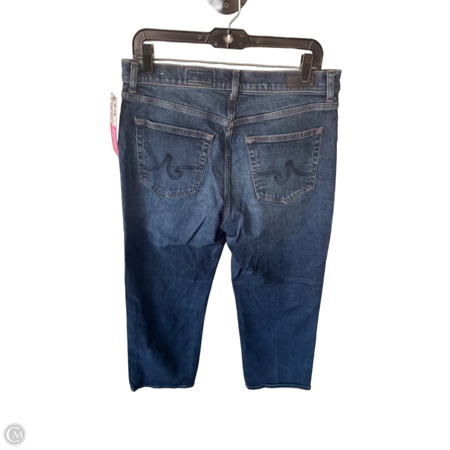 Jeans Straight By Adriano Goldschmied In Blue Denim, Size: 10