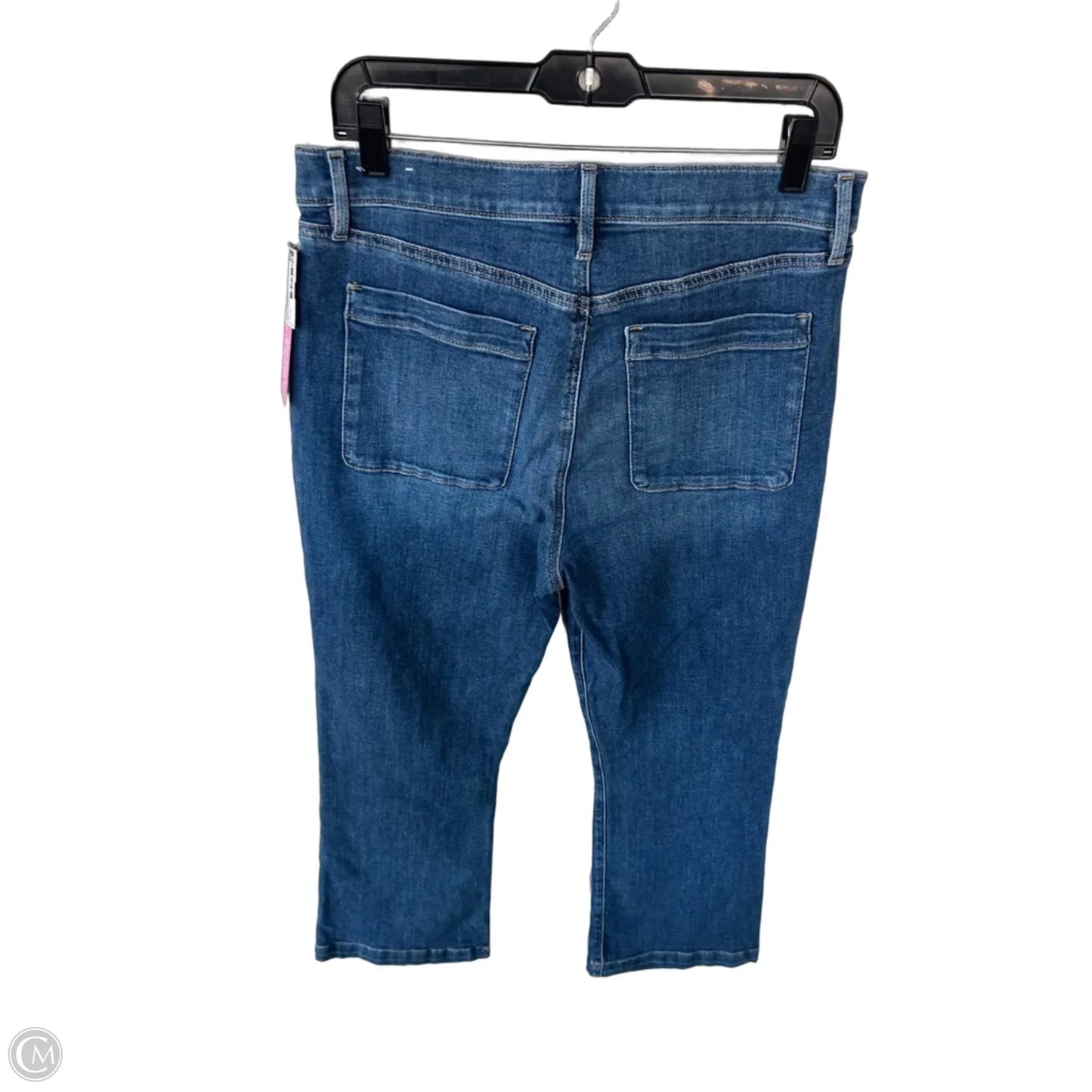 Jeans Cropped By Loft In Blue Denim, Size: 12