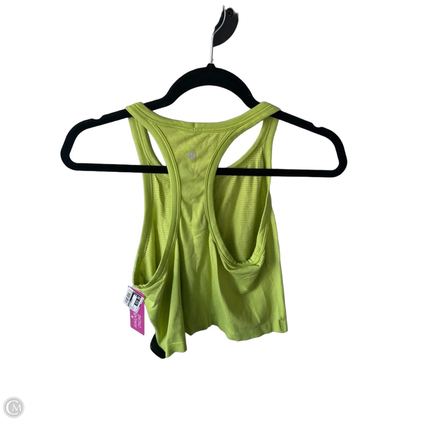 Athletic Tank Top By Lululemon In Green, Size: M