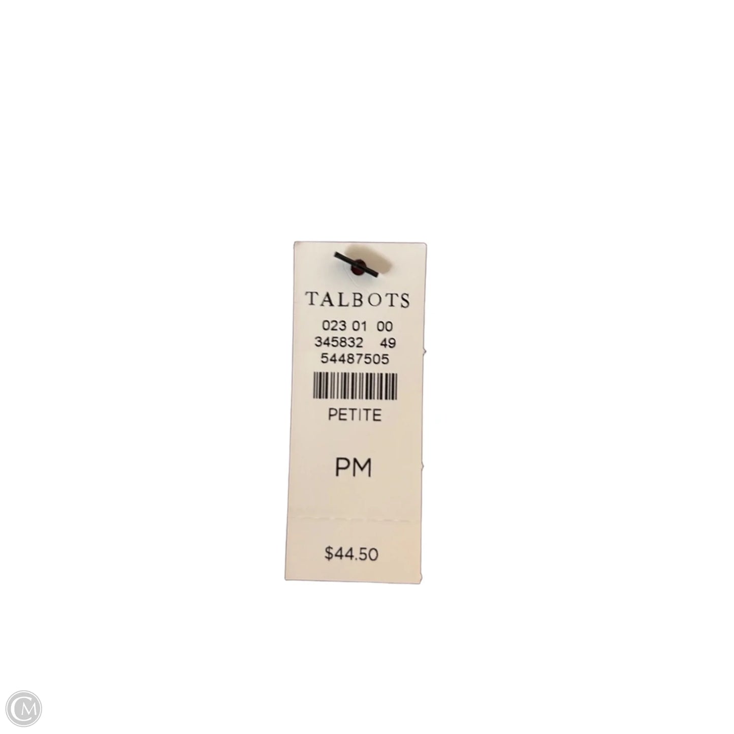 Top 3/4 Sleeve By Talbots In Blue & Purple, Size: Mp