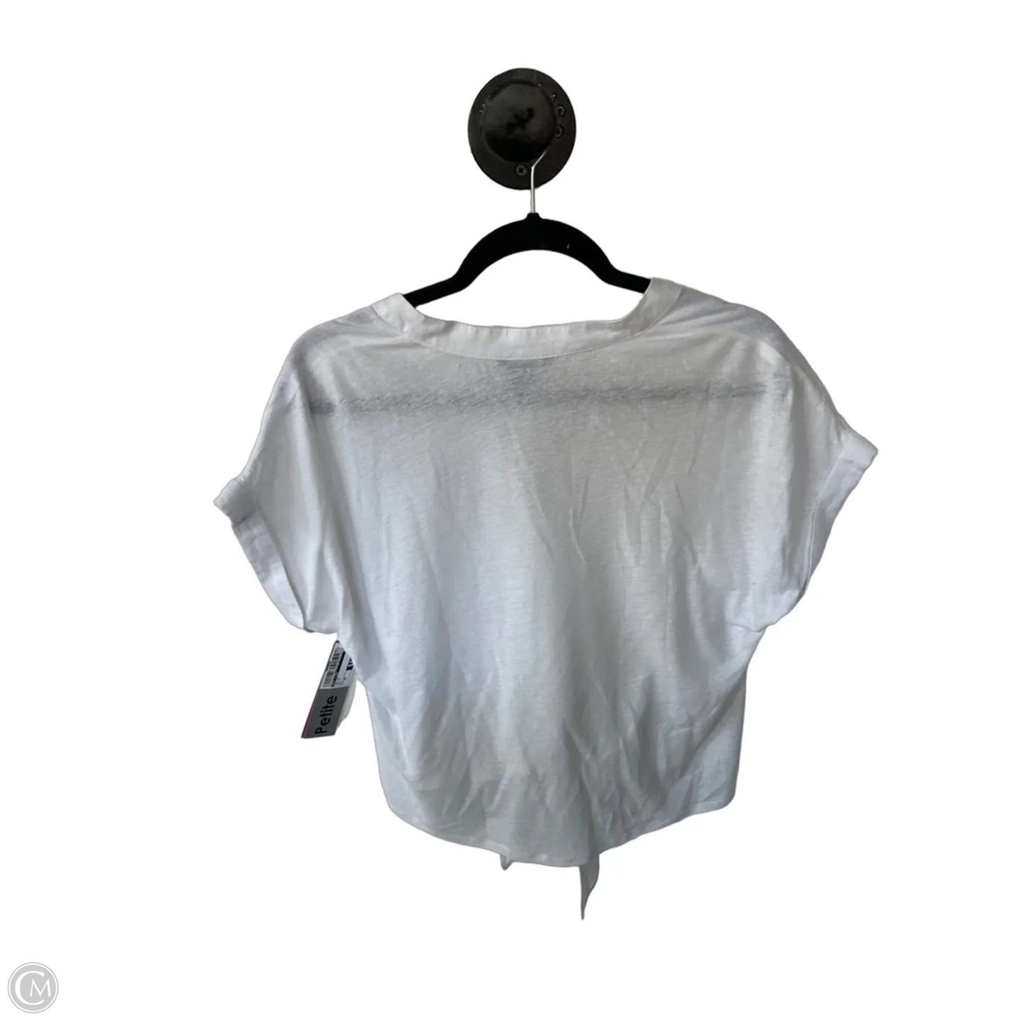 Top Short Sleeve By Nic + Zoe In White, Size: Mp