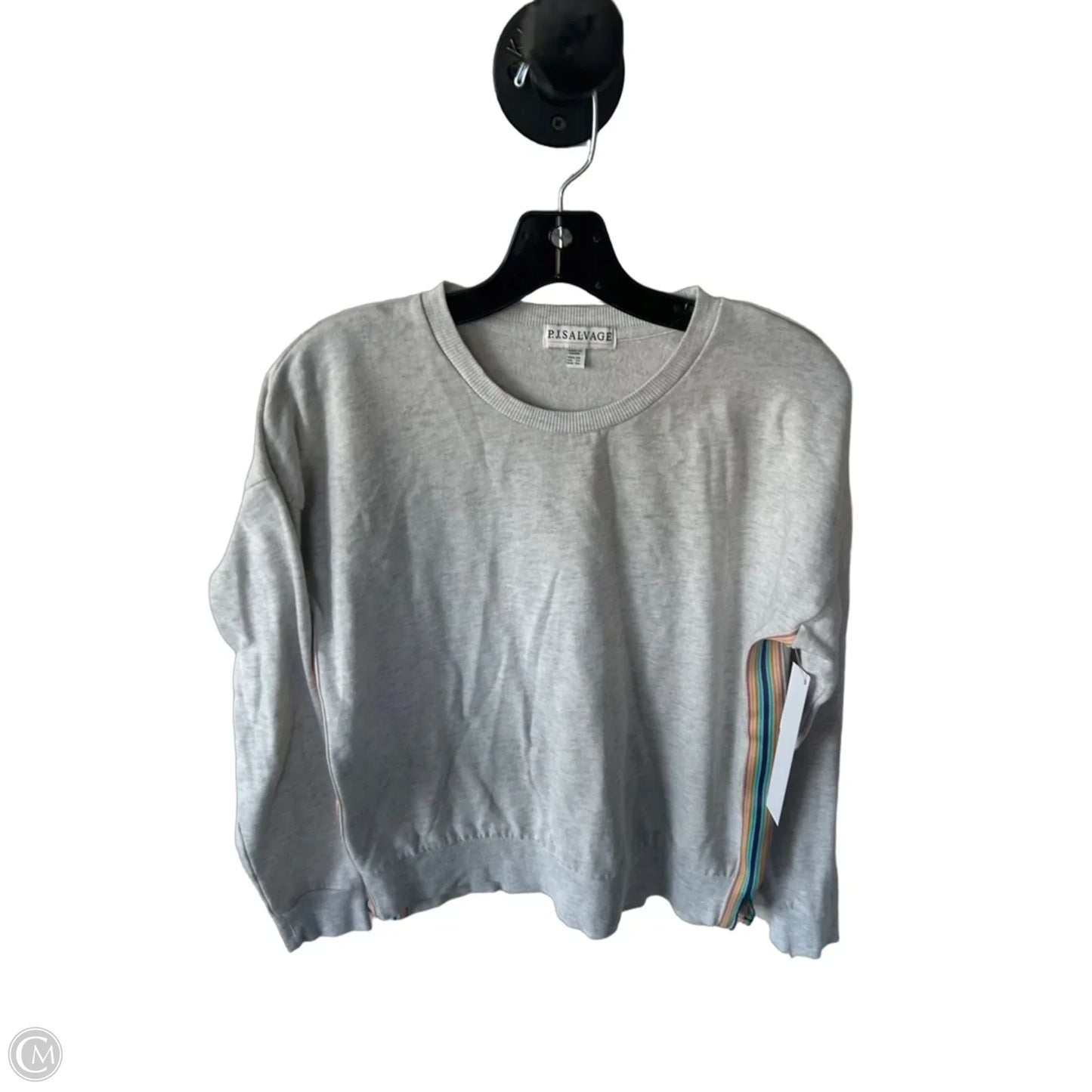 Sweatshirt Crewneck By Cmb In Grey, Size: Xs