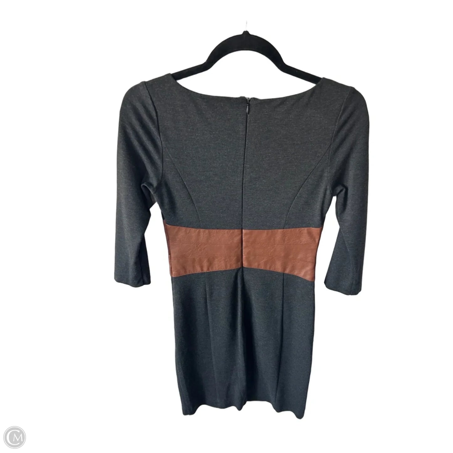 Dress Work By Venus In Grey & Tan, Size: Xs