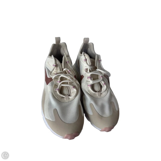 Shoes Sneakers By Nike In Tan & White, Size: 9.5