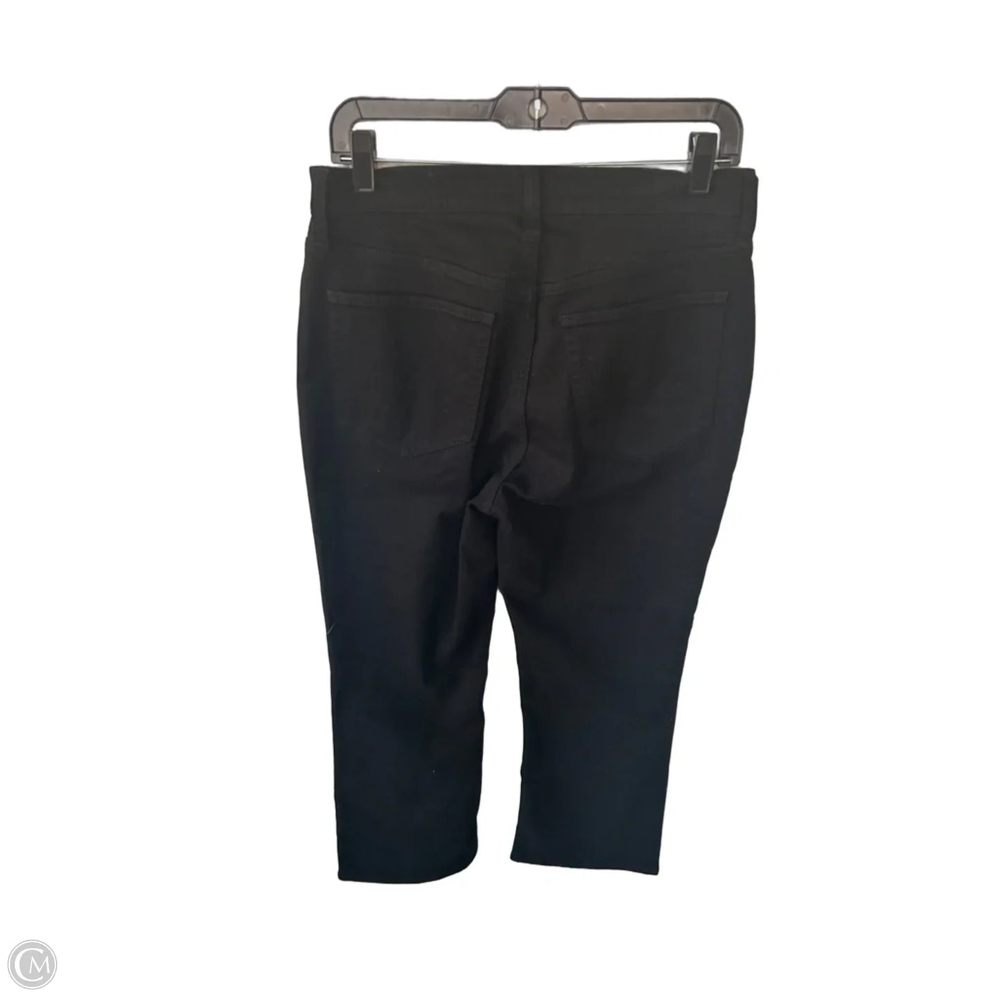 Jeans Flared By J. Crew In Black Denim, Size: 8