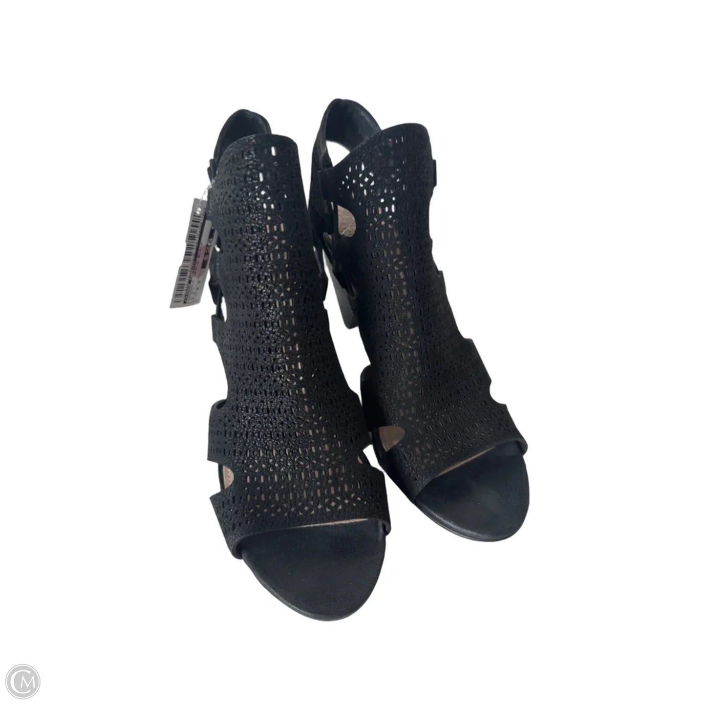 Sandals Heels Block By Vince Camuto In Black, Size: 9.5