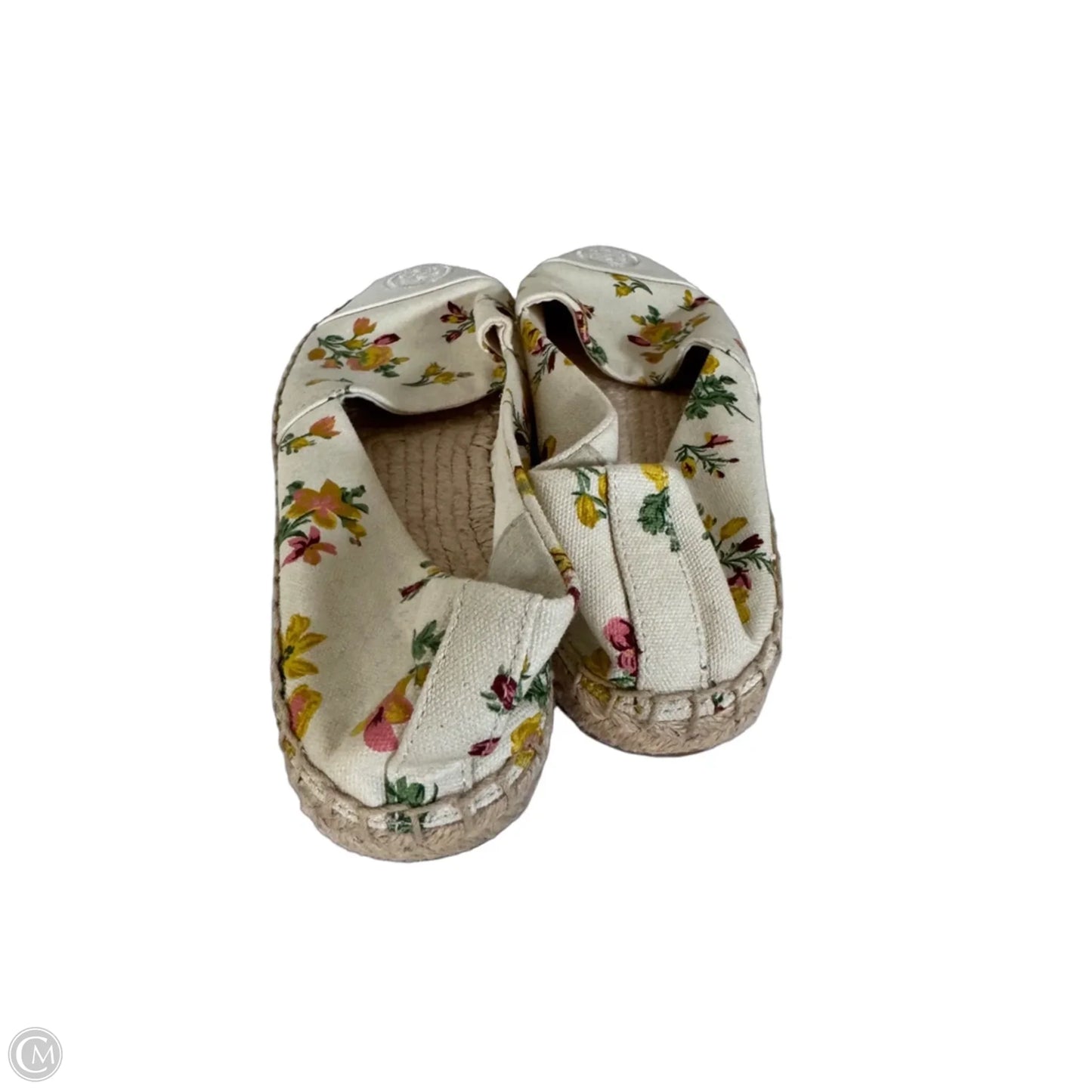 Shoes Designer By Tory Burch In Cream & Yellow, Size: 5
