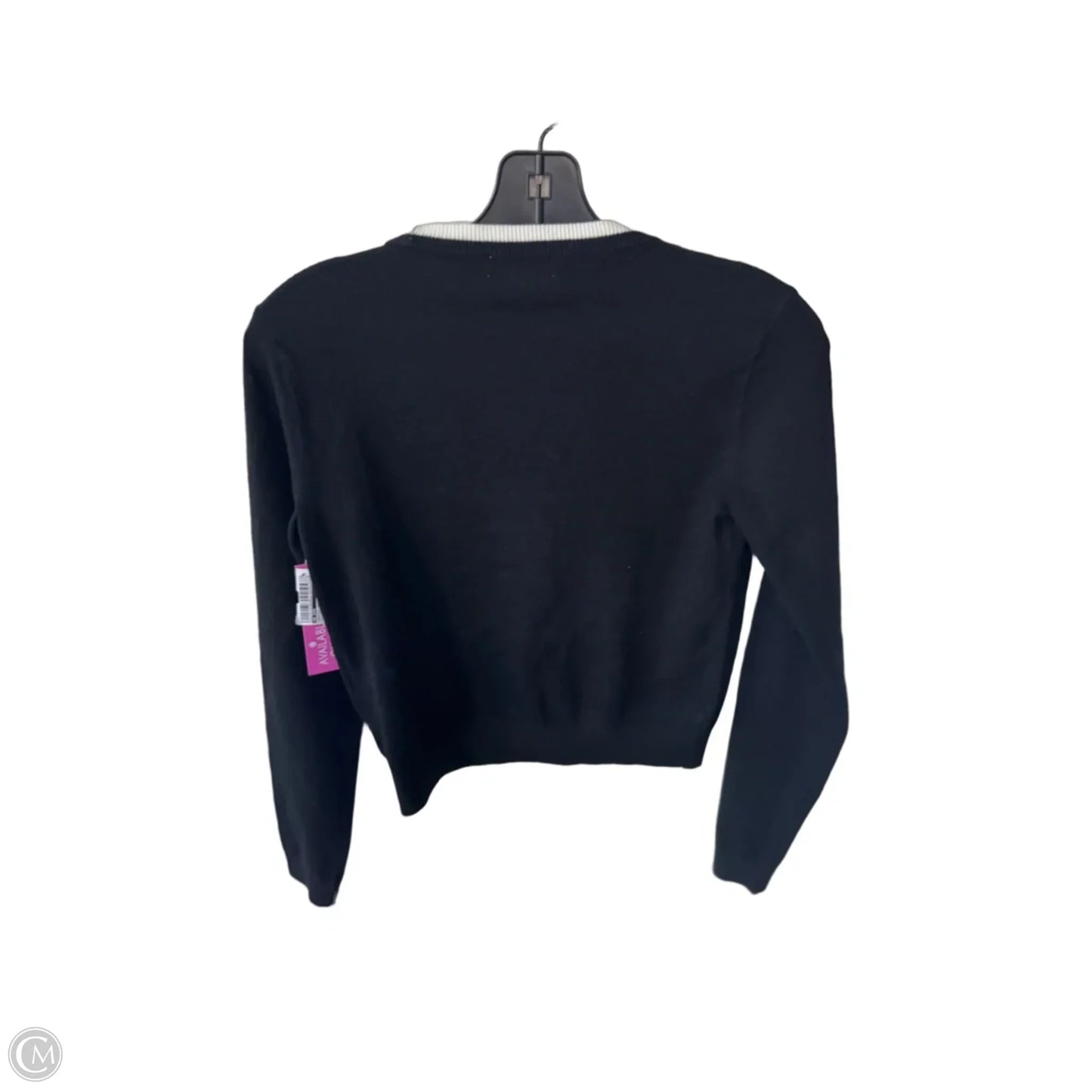 Sweater Cardigan By On 34th In Black & White, Size: Xs