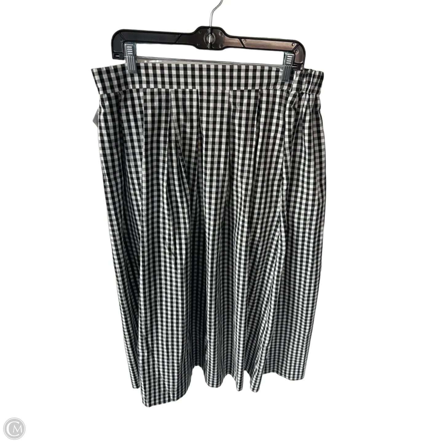 Skirt Maxi By Cme In Black & White, Size: Xl