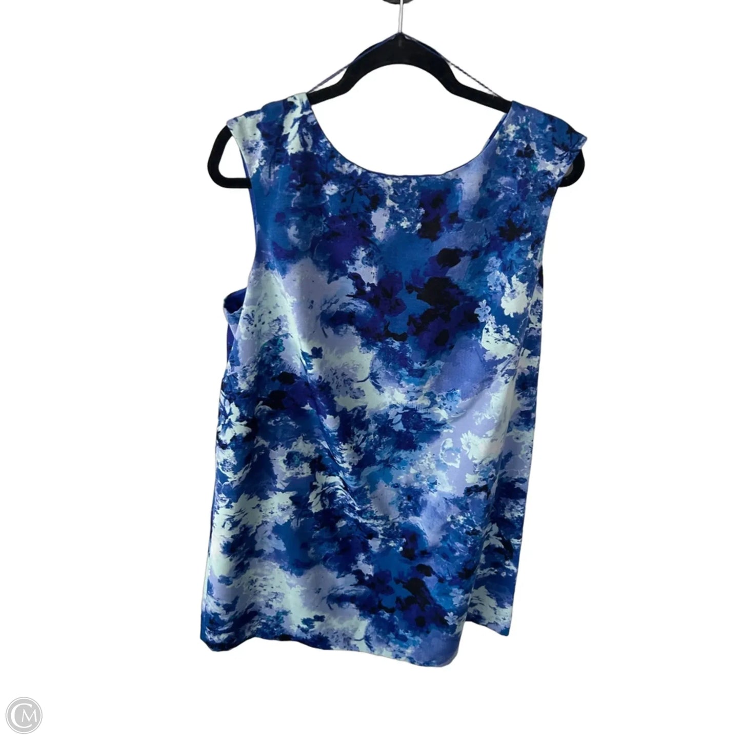 Dress Work By Adrianna Papell In Blue, Size: Xl