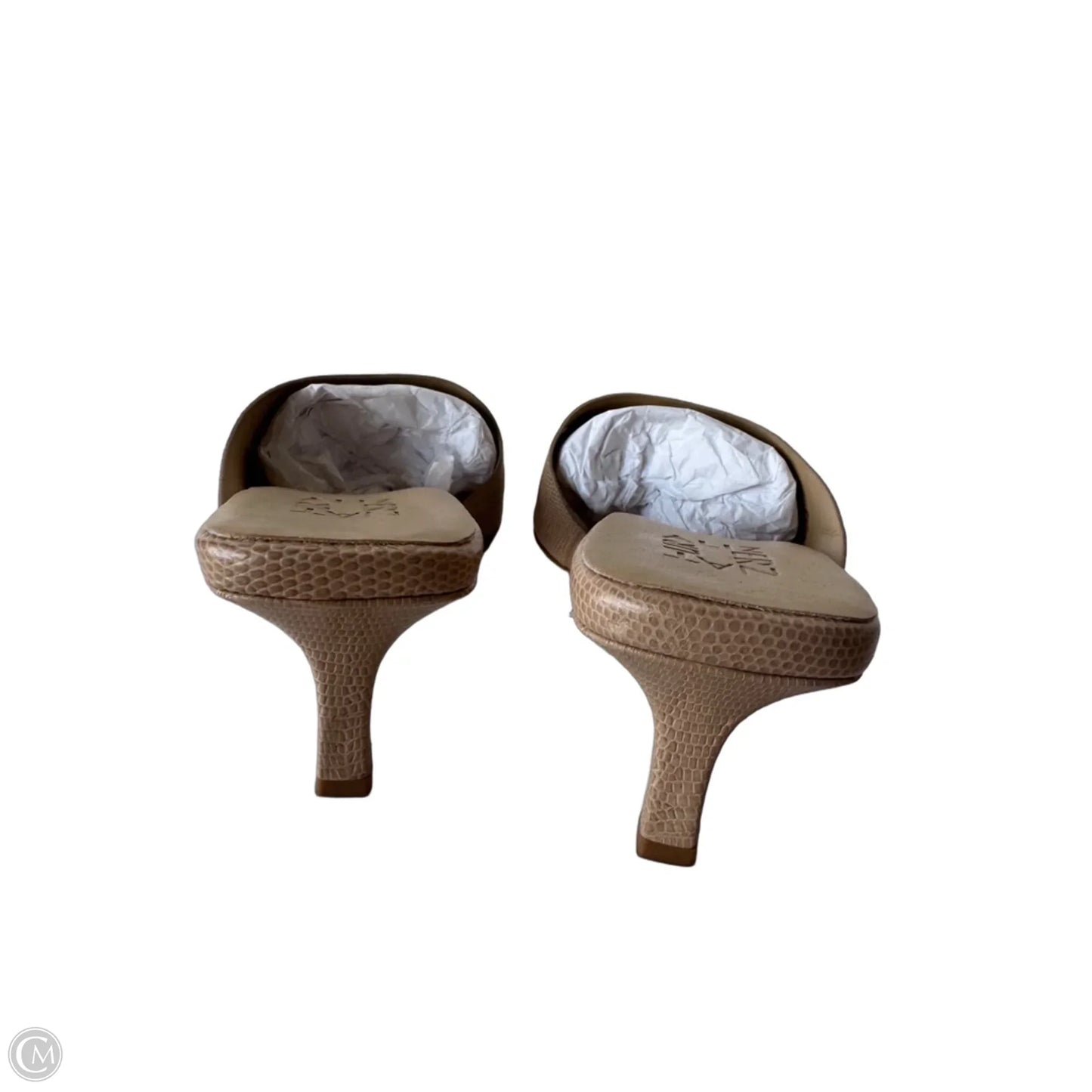 Sandals Heels Kitten By Naturalizer In Tan, Size: 10
