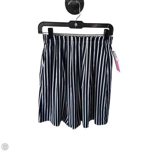 Skirt Midi By J. Crew In Blue & White, Size: 2