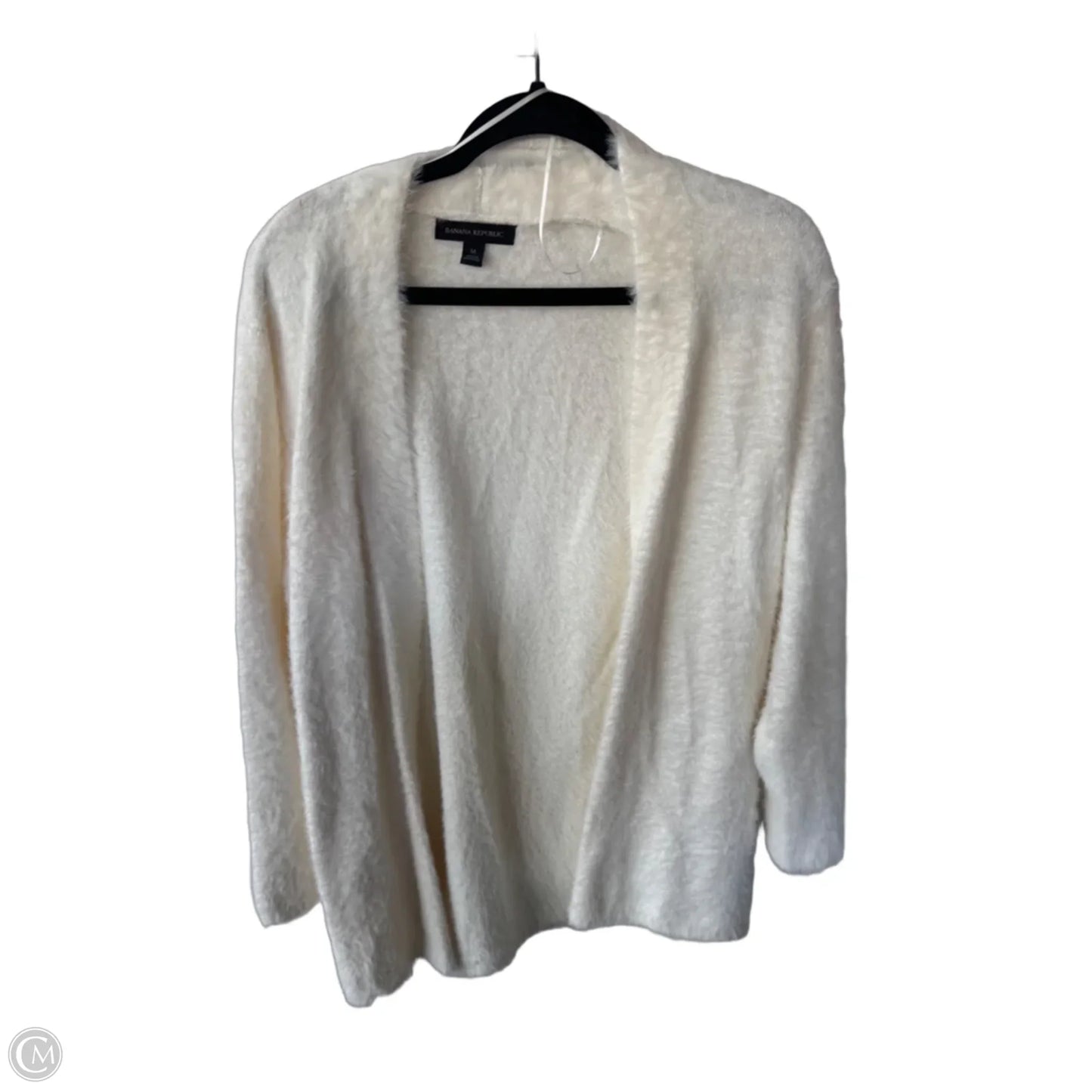Sweater Cardigan By Banana Republic In Cream, Size: M