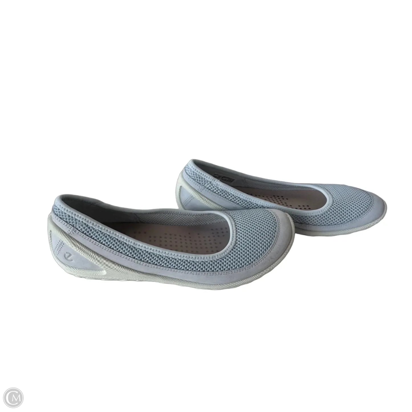 Shoes Flats By Ecco In Blue, Size: 8