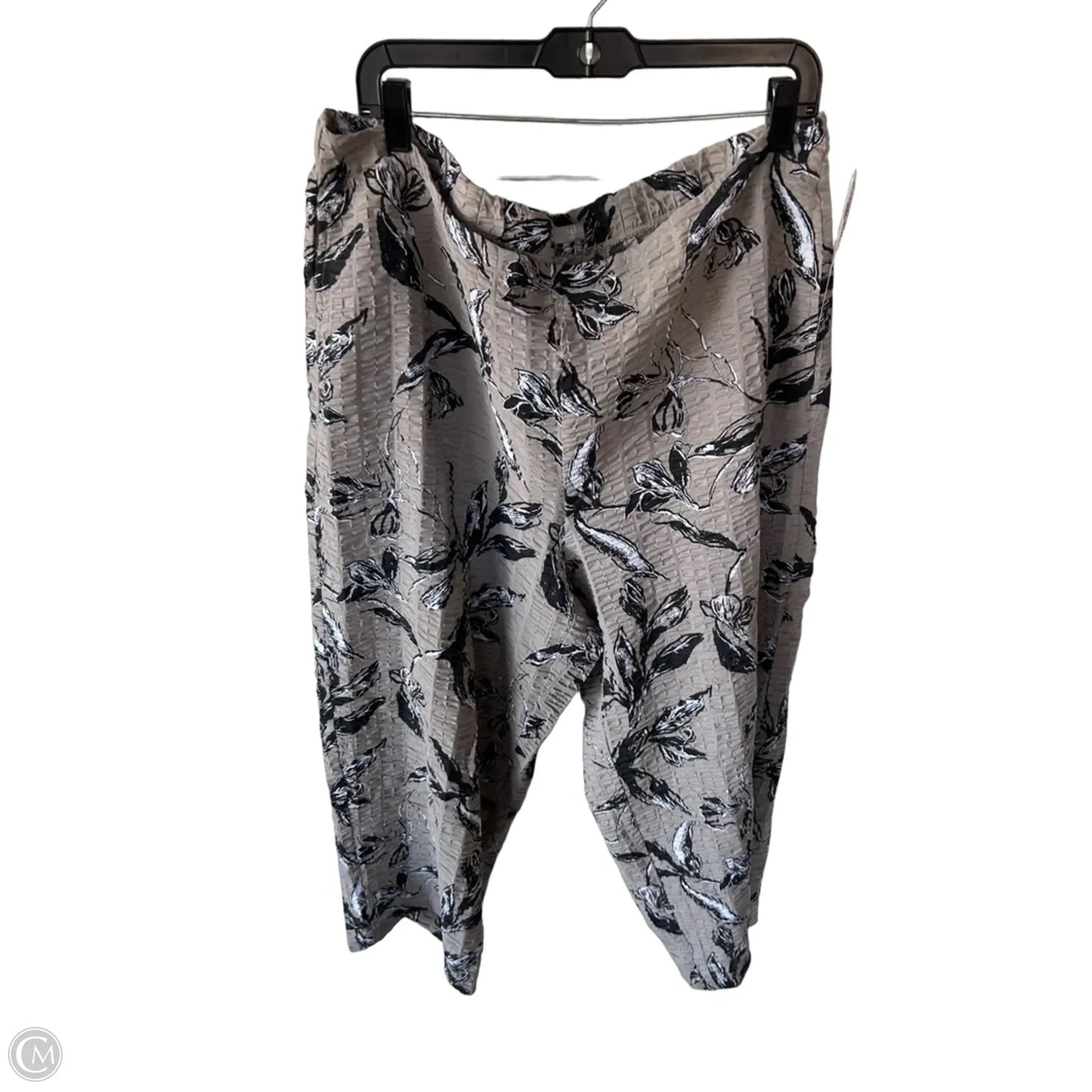 Pants Wide Leg By Habitat In Black & Tan, Size: Xxl