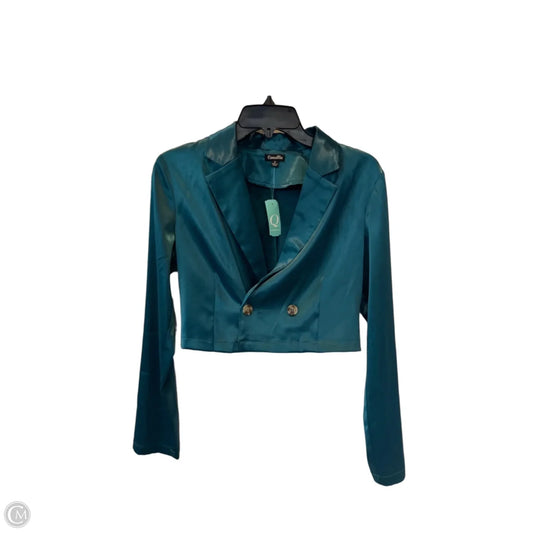 Blazer By Clothes Mentor In Green, Size: S