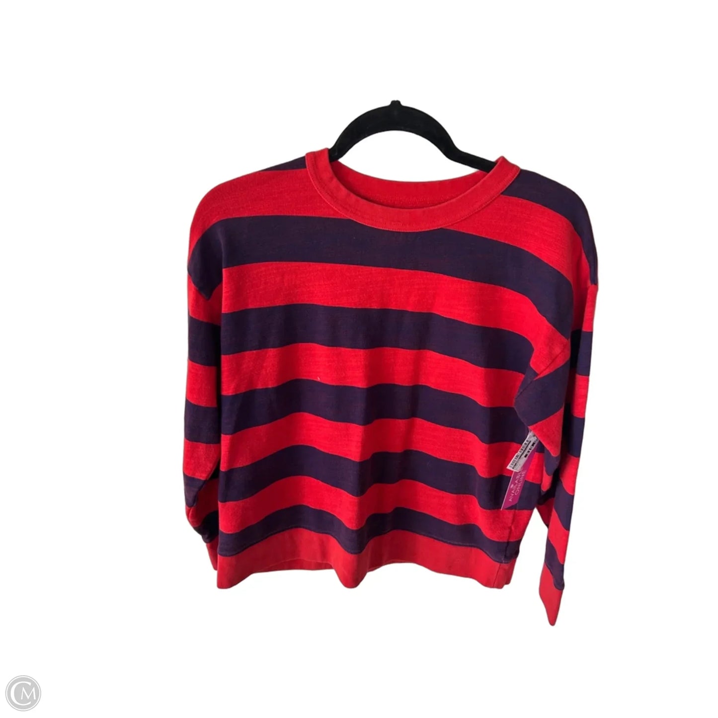 Sweatshirt Crewneck By J. Crew In Purple & Red, Size: S
