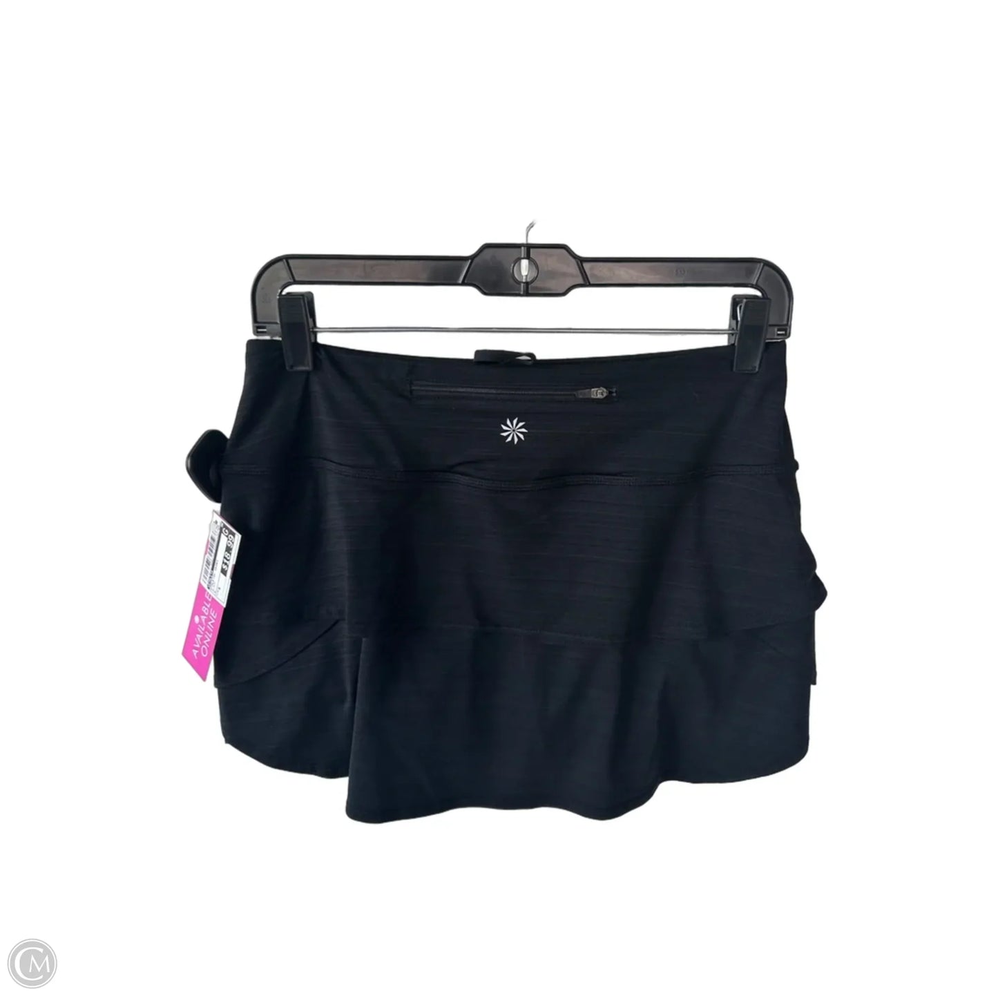 Athletic Skort By Athleta In Black, Size: S