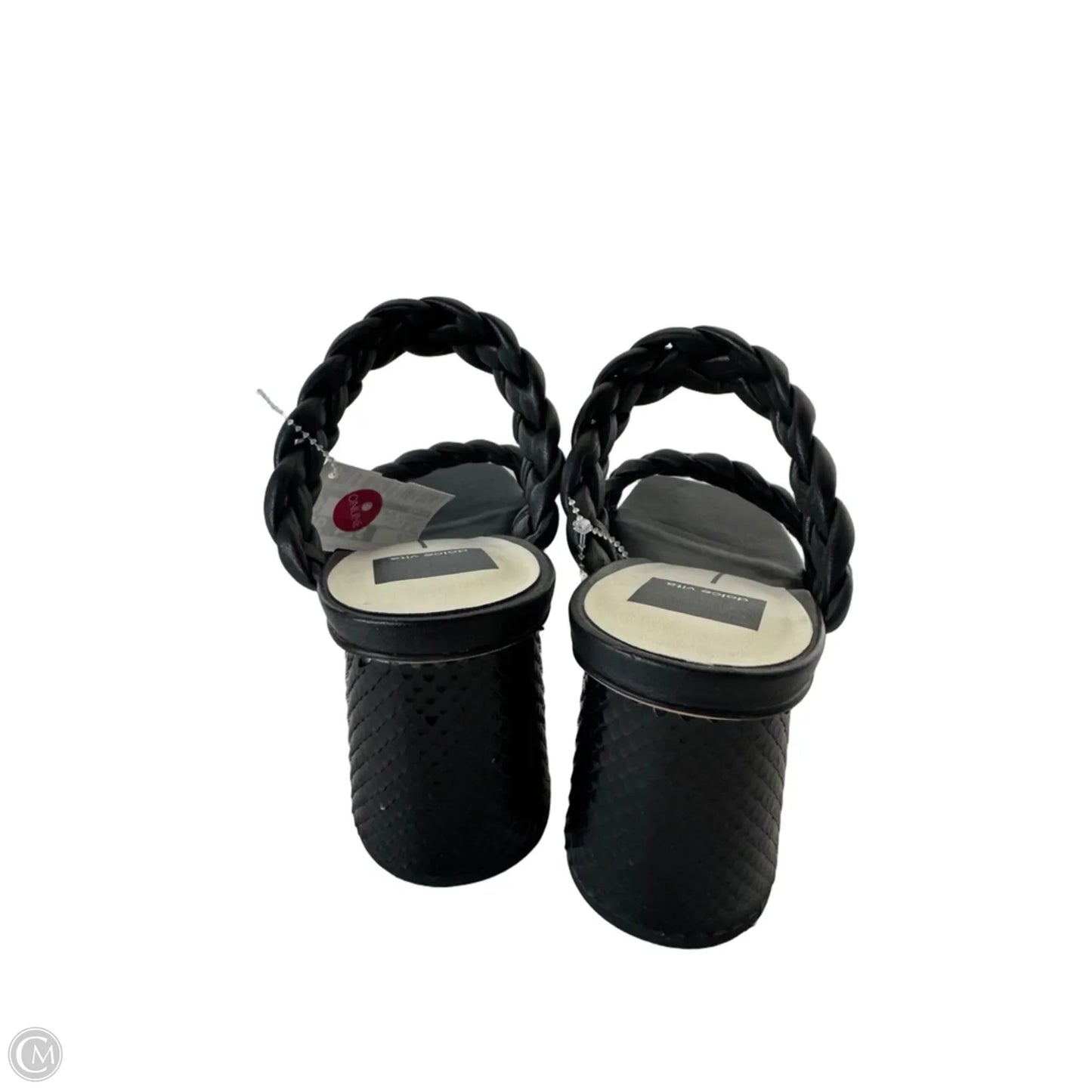 Sandals Flats By Vince In Black & Tan, Size: 9