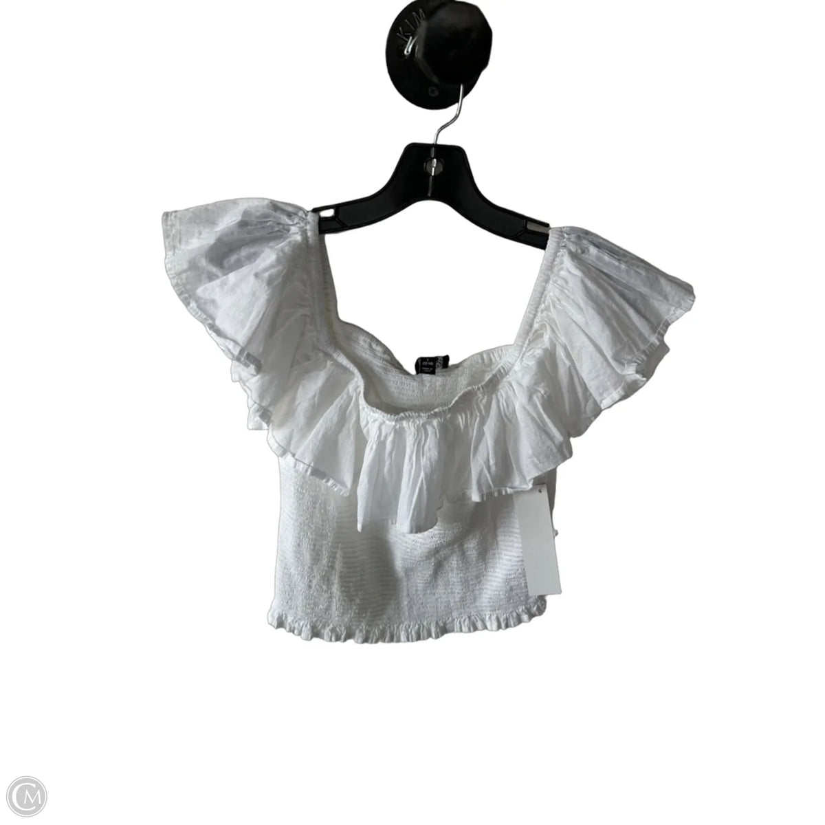 Top Sleeveless By Scoop In White, Size: L