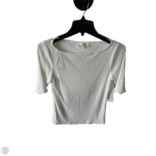 Top Short Sleeve Basic By Cyrus In White, Size: Xl
