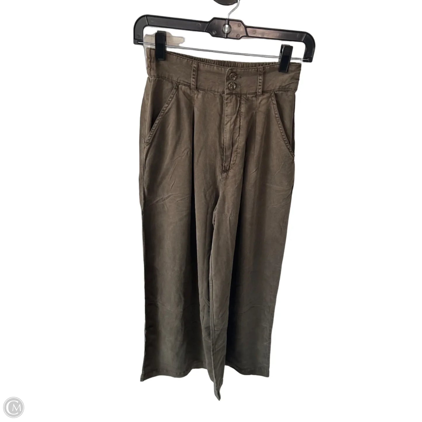 Pants Wide Leg By Young Fabulous & Broke In Brown, Size: Xs