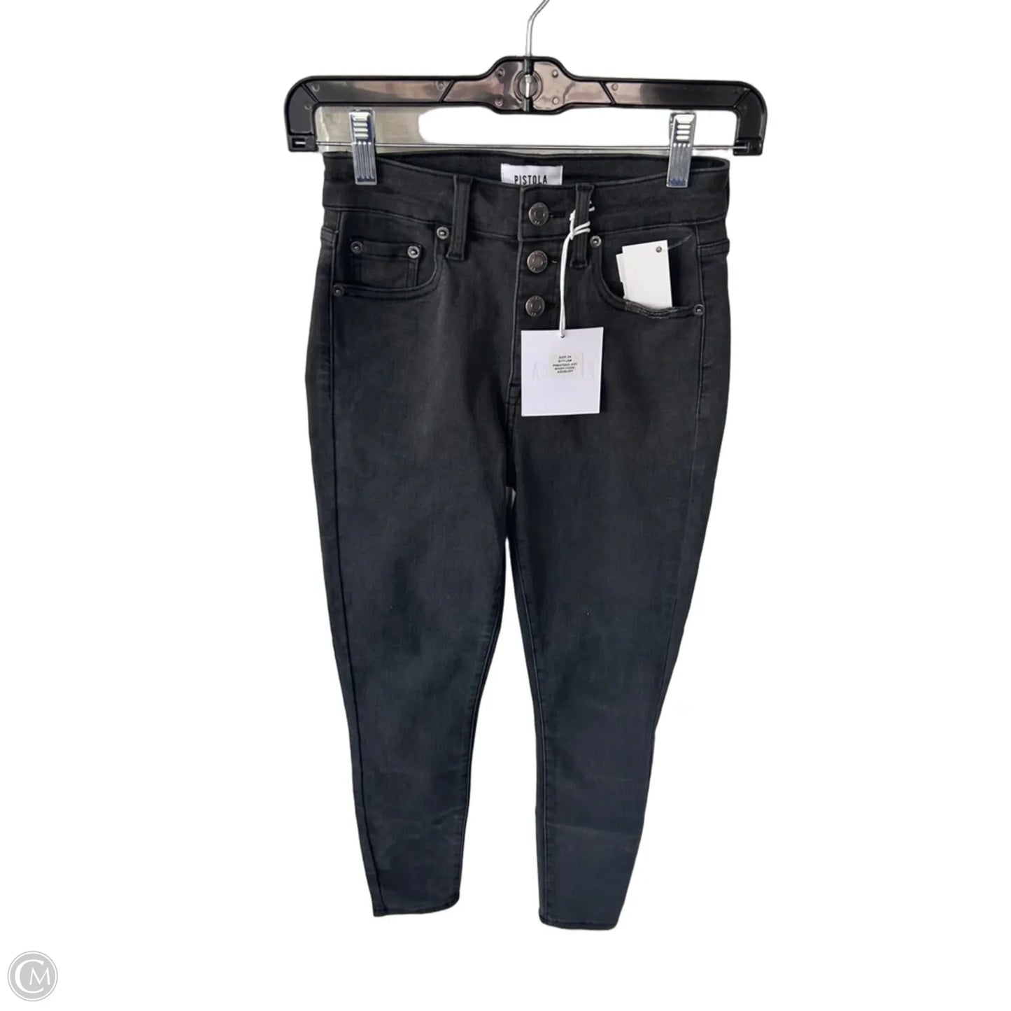 Jeans Skinny By Pistola In Grey Denim, Size: 0