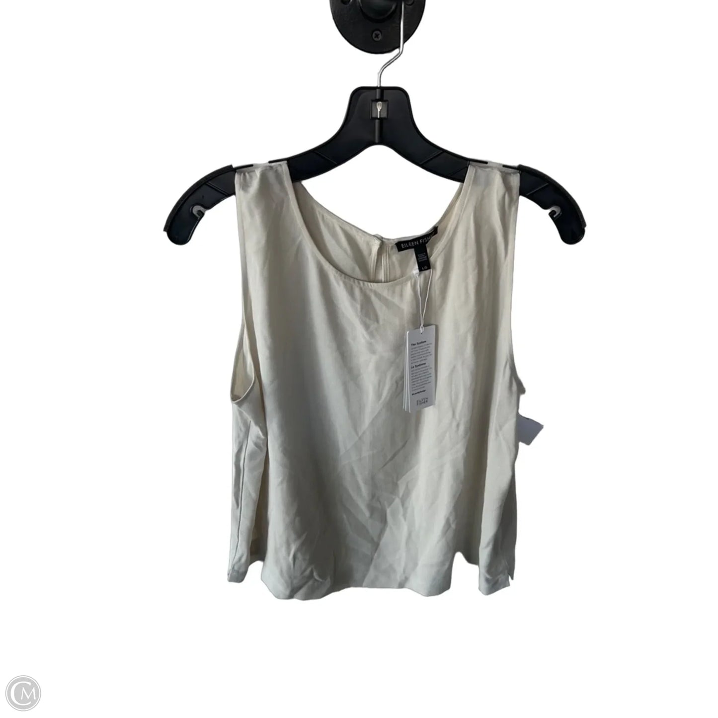 Top Sleeveless By Eileen Fisher In Tan, Size: L