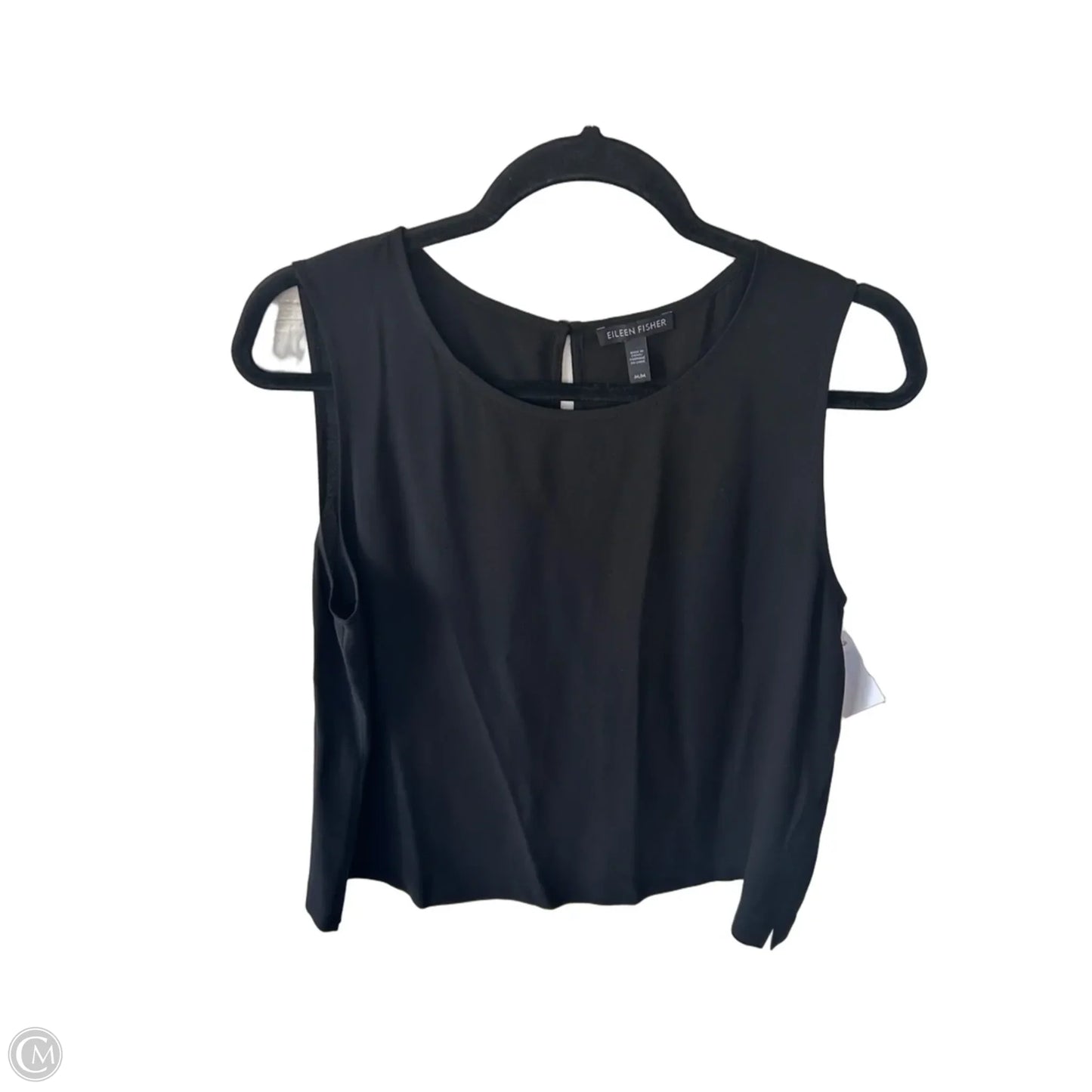 Top Sleeveless By Eileen Fisher In Black, Size: M